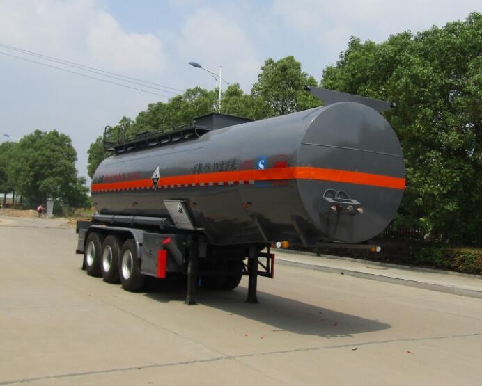 HLW9402GFWA型腐蚀性物品罐式运输半挂车